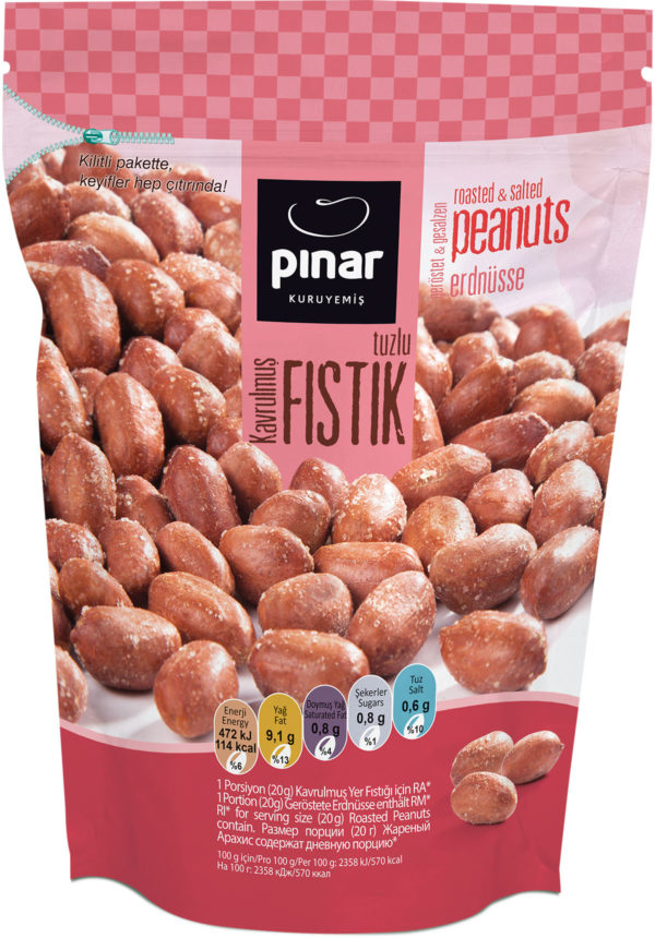 Pinar Saltade och Rostade Jordnötter 200gr
