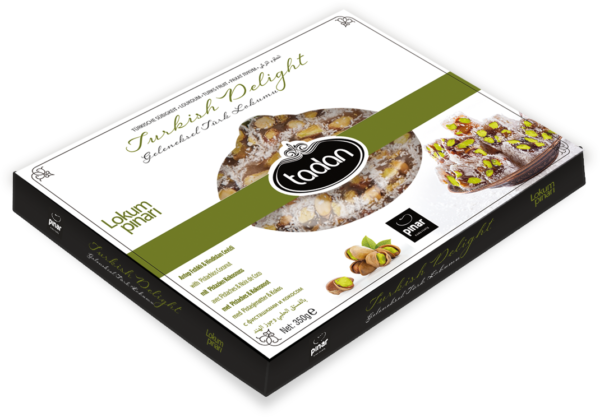 Tadan Duble Lokum Med Pistach Och Kokos 350gr