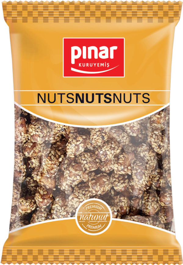 Pinar Rostade Jordnötter med Sesam 200gr
