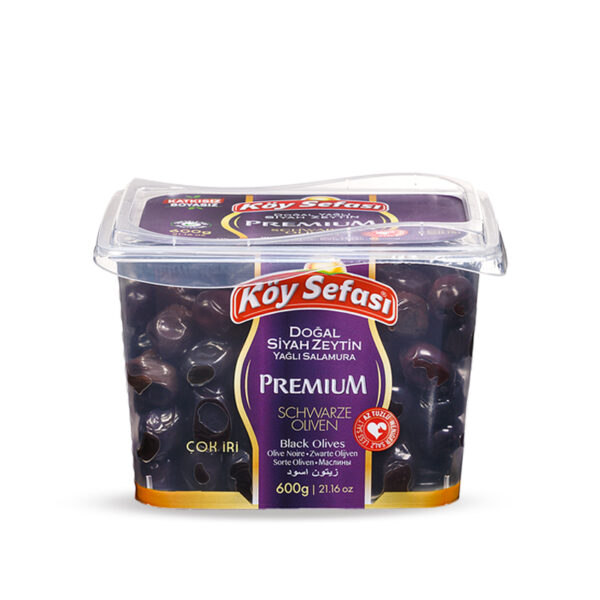 Köy Sefasi Svarta Oliver PREMIUM Plast 600gr x 12