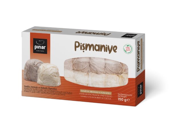 Pinar Sockervadd med Vanilj och Kakaosmak 150gr x 20